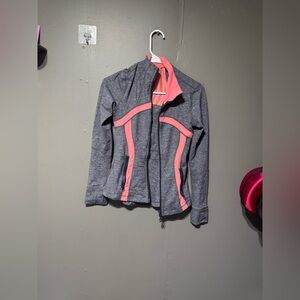 lulu lemon Women's Gray and Pink Jacket define